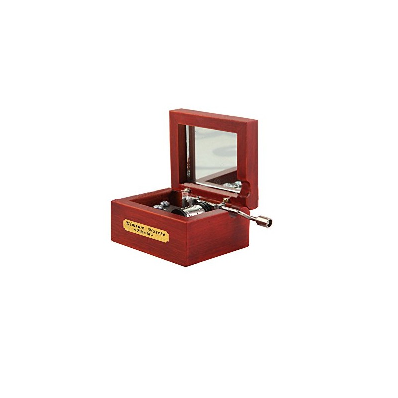 YouTang(TM) Mini Size Creative Wooden 18-Note Hand-crankMusical Box,Musical Toys,Tune:Canon in