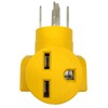 Parkworld 63142 NEMA 14-30P to 6-30R One Piece Compact Adapter