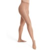 Capezio Ultra Soft Self Knit Waistband Transition Tight, Dark Suntan,