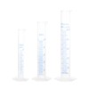 YOKIVE 3 Pcs Measuring Cylinder, Plastic Graduated Cylinder, Multipurpose, Great