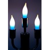 Menorah Bulbs Blue & White Electric Menorah Flame Shaped Replacement