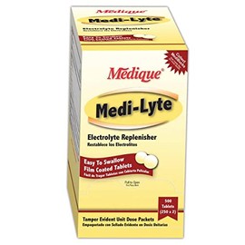 Medique MP030-33 Medi-Lyte Heat Relief Medication, Capacity, Volume, Standard, White (Pack of 50)