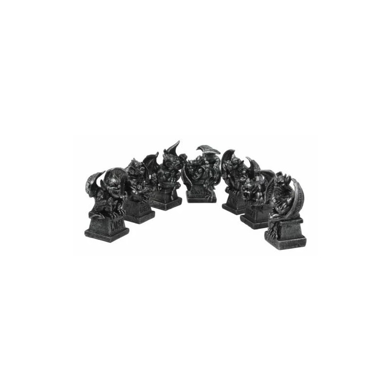 The Allegorical Seven Deadly Sins Gargoyle Figurine Set of 7