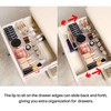 Oubonun Expandable Drawer Organizer 11.1” to 19.2” Width, Shallow Cosmetic
