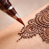 12 x Kaveri Natural Body Art Mehndi Cones Red Maroon