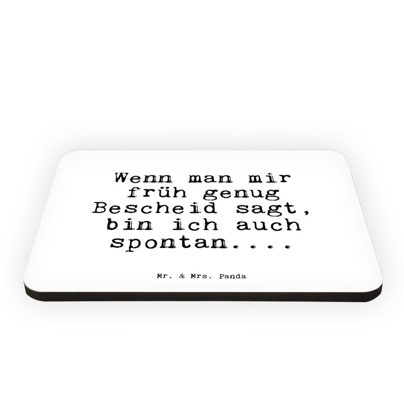 Mr. & Mrs. Panda Magnet "Wenn Man Mir früh... -
