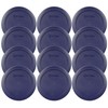 Pyrex 7200-PC 1113764 2 Cup Blue Lid (12-Pack)