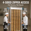 tiscover Bun Rack Cover – Transparent PVC with 4 Sided