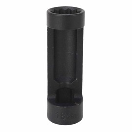 Strut Nut Socket, 16mm 18mm 19mm 21mm 22mm 24mm with 12 Point Suspension Strut Removal Tool, High Strength Efficient, Universal for Cars, Easy to Use (18mm)
