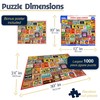 White Mountain Things I Have Learned Puzzle 1000 Piece Vintage