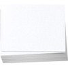 Hamilco 5.5x8.5 White Linen Cardstock Paper Blank Index Cards Flat