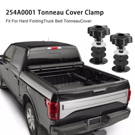 254A0001 Tonneau Cover Clamp Service Kit, Elevator Bolt Assembly Universal Fit for Hard Folding Truck Bed Tonneau Cover (2 Pack)