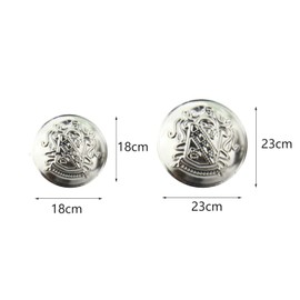 14Pcs Metal Blazer Button Set, Suit Buttons for Men Women, Vintage Silver Buttons for, Blazer, Suits, Sport Coat, Uniform, Jacket (18mm 23mm,Silver)