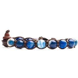 Tamashii Unisex Bracelet BHS900-141 Band and Semi Precious Stones, Cotton, Pearl