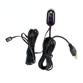 SZBJ IR Repeater Infrared Remote Receiver and Emitters Control Kit Hidden IR System, USB Adapter for Amplifier Cable Box (1 Receiver 1 Emitter)