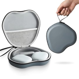 Funda AirPods MAX, Protector para AirPods MAX Case, Estuche Rígido de EVA Impermeable con Bolsillo de Accesorios, Funda para Audífonos de Diadema Antiarañazos, Ideal para Mochila y Bolso