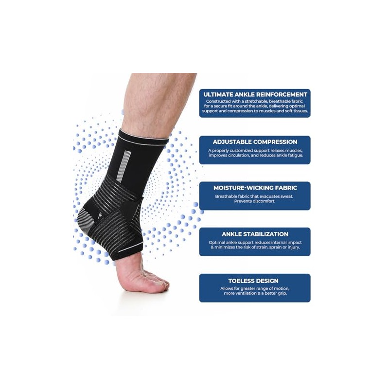 Neotech Care Ankle Brace Support - Elastic & Breathable Fabric