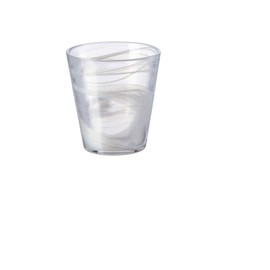 Bormioli Rocco Capri 12.5 oz Glass for Juices, Mineral Water, and Drinks, 6 Count (Pack of 1), White