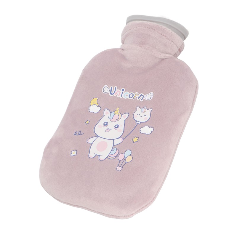 Hot Water Bottle with Soft Cover Student Home Portable Cute