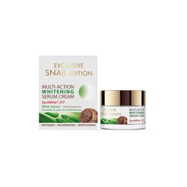 ROSA UNIQA Schnecken Edition Multi-Action Aufhellung Gesichtsserum Creme Schneckenextrakt, Gurken-, Zitronen- und Lakritzextrakt, aufhellende, feuchtigkeitsspendende, verjüngende Hautpflege