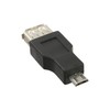 InLine 31604 Micro-USB Adapter, Micro-B Stecker an USB A Buchse