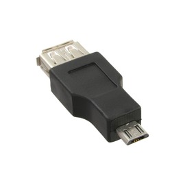 InLine 31604 Micro-USB Adapter, Micro-B Stecker an USB A Buchse