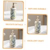 WOONEKY Ceramic Lotion Dispenser with Pump Elegant Refillable Soap Pump