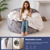 MAXYOYO Bean Bag Chair, Soft Bean Bag Sofa with Supportive