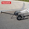 Fouwick 650LBS Capacity Trailer Dolly, 1-7/8” Hitch Ball with 12”