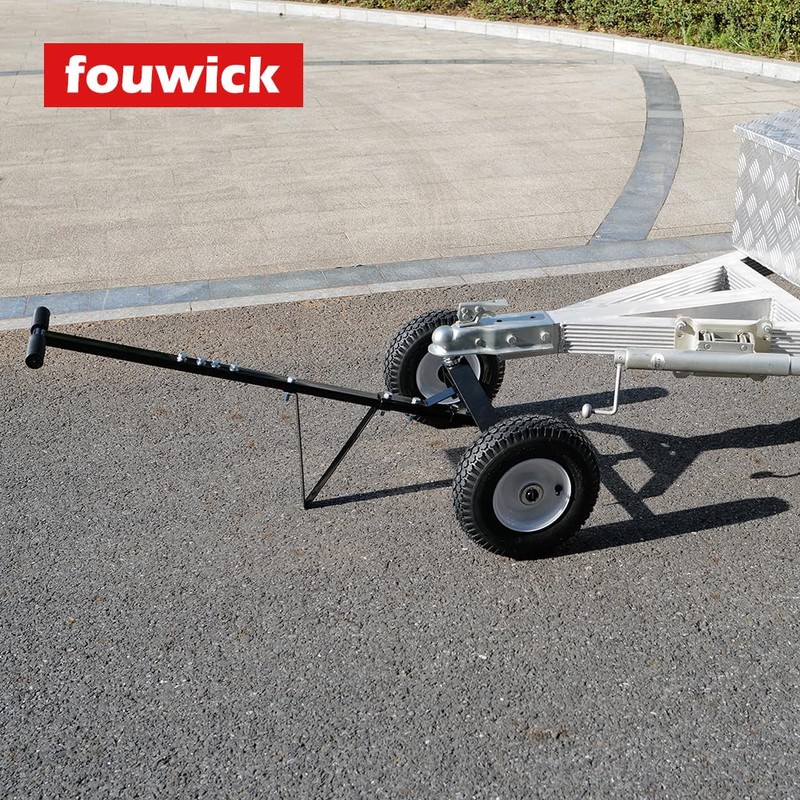 Fouwick 650LBS Capacity Trailer Dolly, 1-7/8” Hitch Ball with 12”