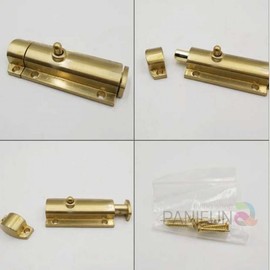 Funny One-Touch Gold Door Lock Latch Latch 3ea