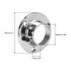 sourcing map Closet Wardrobe Rod Flange,25mm/1inch Dia, Socket Bracket Support