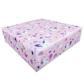 Toddler Booster Seat Cushion with Adjustable Straps and Washable Removable Cover Portable Dining Chair Pad for Kids and Baby - Travel-Friendly Seat Pads for Table Height Increasing [Unicorn]