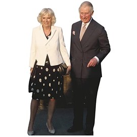 H10526 Prince King Charles and Camilla Queen Consort Cardboard Cutout Standee Standup