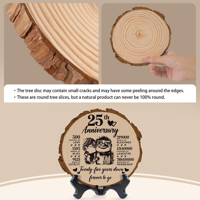 25th Anniversary Silver Wedding Gifts - Unique Decorations and Romantic