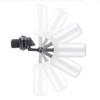 Blulu 3 Pcs Float Ball Valve, 1/2 Inch Automatic Fill
