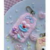 Wigo Mini Lucky Charm Monster Nuigurumi Keychain for Women, Pink