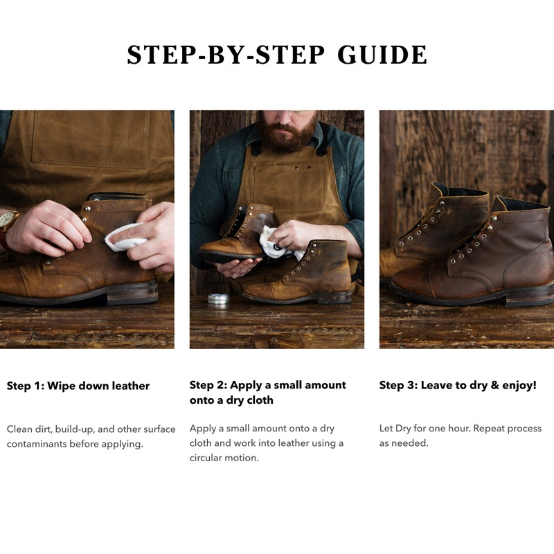 COBBLER'S CHOICE CO. FINEST QUALITY All Natural Leather Cream -