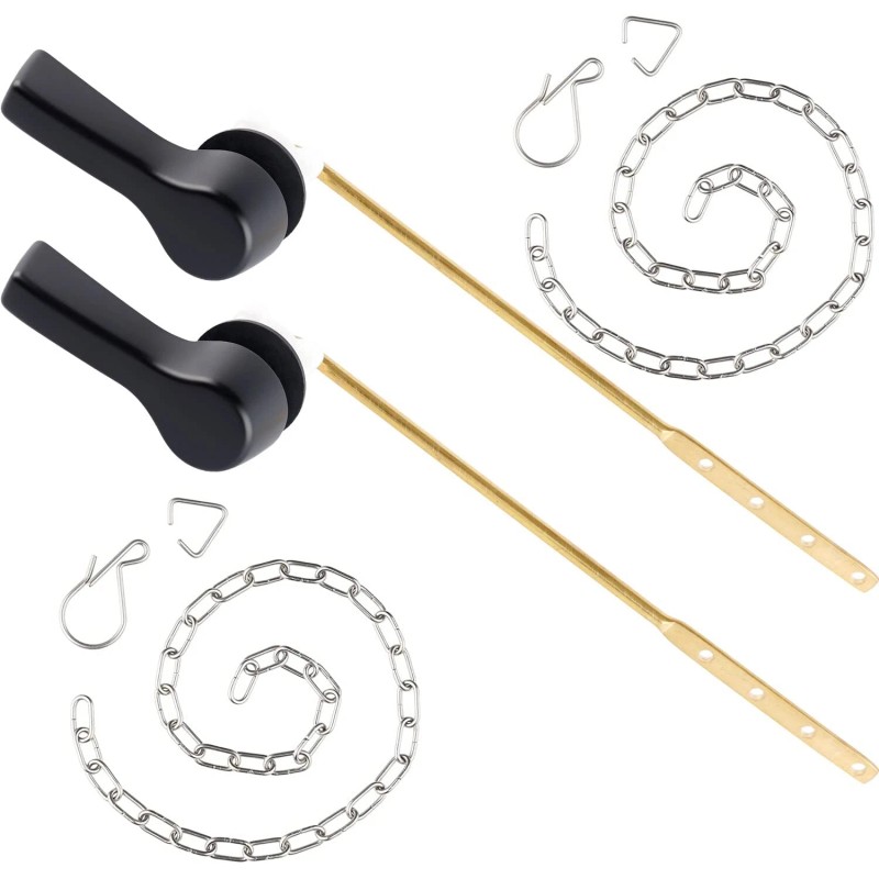 Universal Front Mount Handle Hibbent 2 Pack Toilet Tank Flush