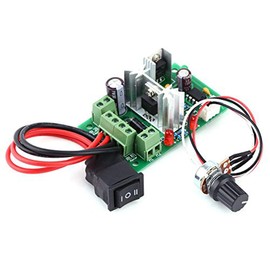 CCM6N PWM DC Motor Speed Controller 6V-30V 6A Positive Inversion Mini Switch Controller Variable Speed Controller, 200W Max