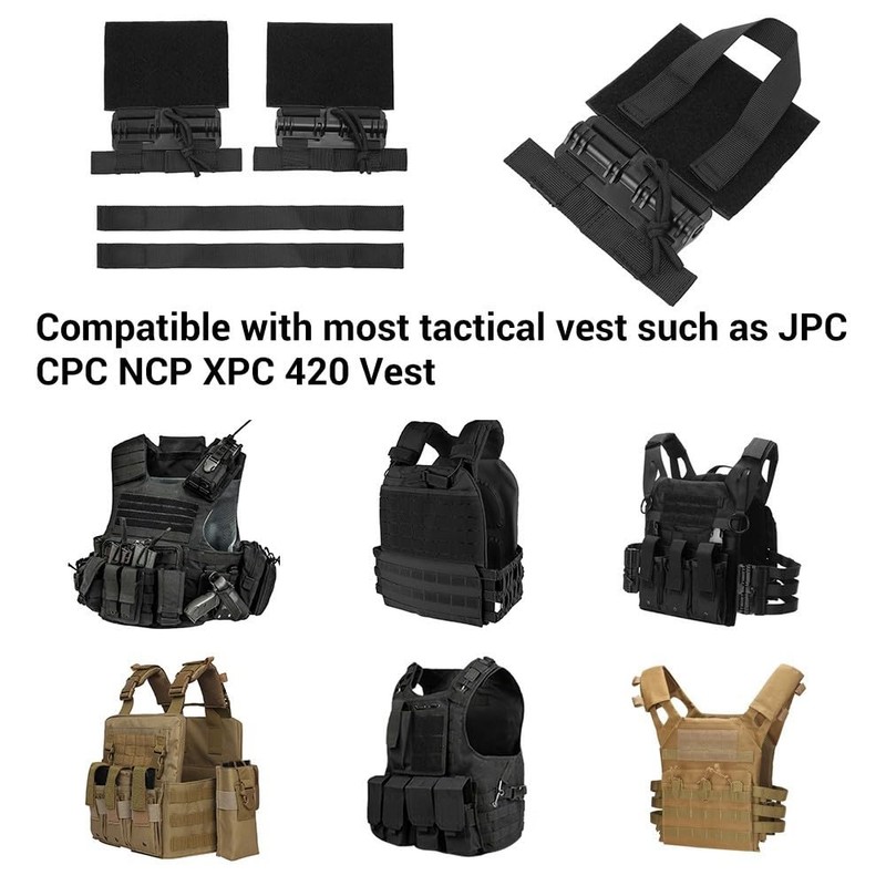 MiOYOOW Vest Quick Release Set, 1000D MOLLE Vest Removal Buckle