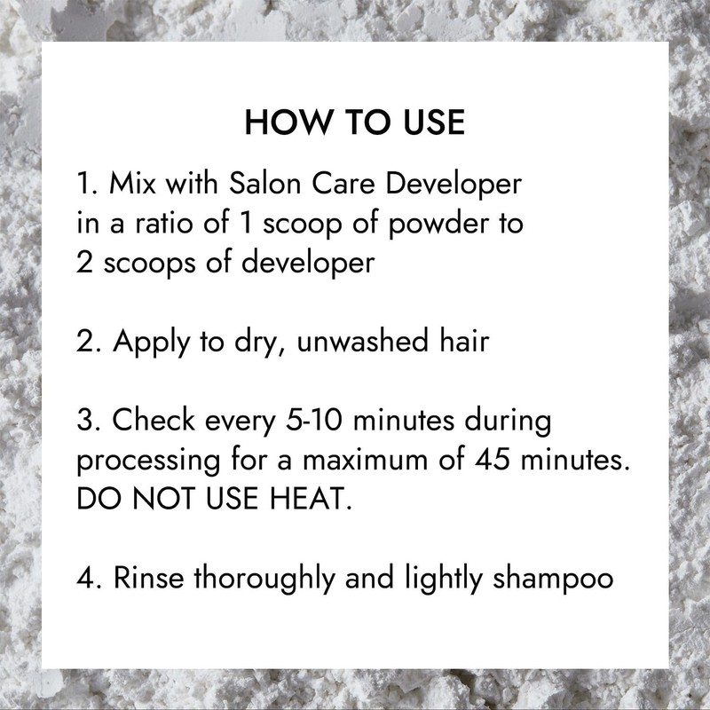 Salon Care Quick White Powder Lightener 1 lb