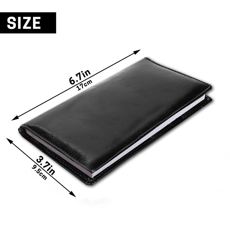 Aurya Leather Checkbook Covers for Personal Checkbook, Checkbook Holder with