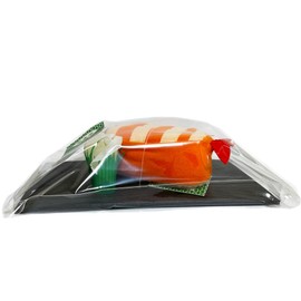 Lukan 182AM Sushi Shrimp 1 Piece Gift Eco Bag My Bag Funny Goods Prize Japan Souvenir Gift Present Food Sushi Shrimp Celebration Birthday Compact Folding Cute