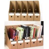 File Magazine Holder, 5 Pack Waterproof Desktop Storage Box A4