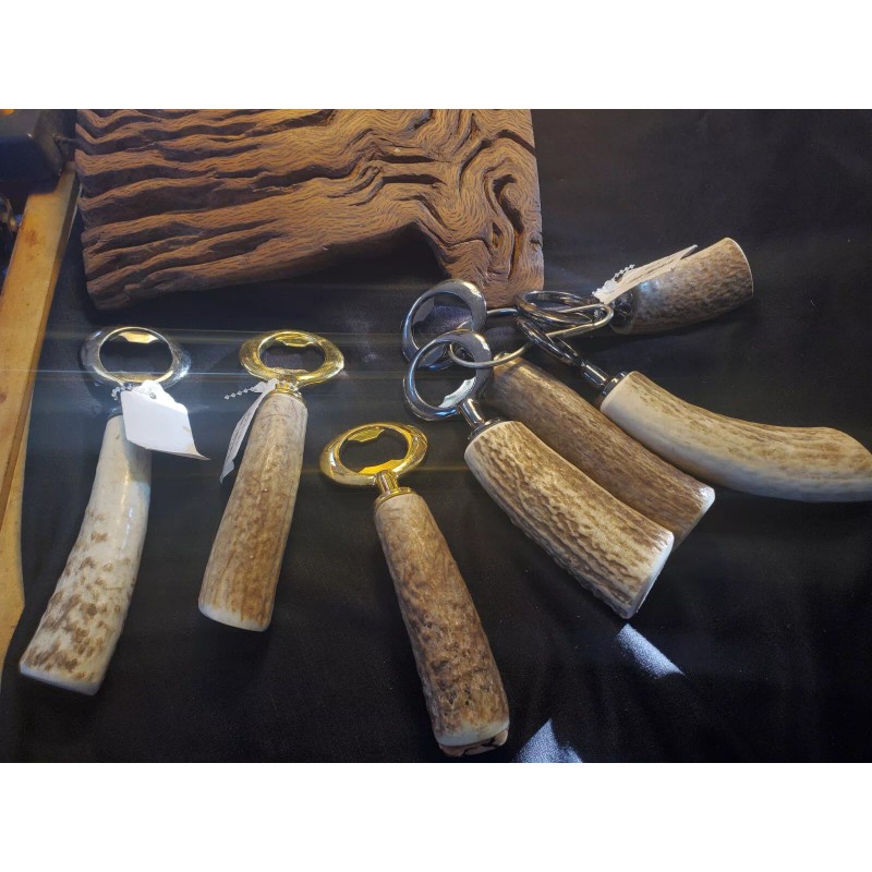 1 GENUINE elk antler bottle opener antlers elks openers bonecarver