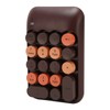 2.4GHz Wireless Numeric Keypad 18 Keys Retro Color Round Keycaps