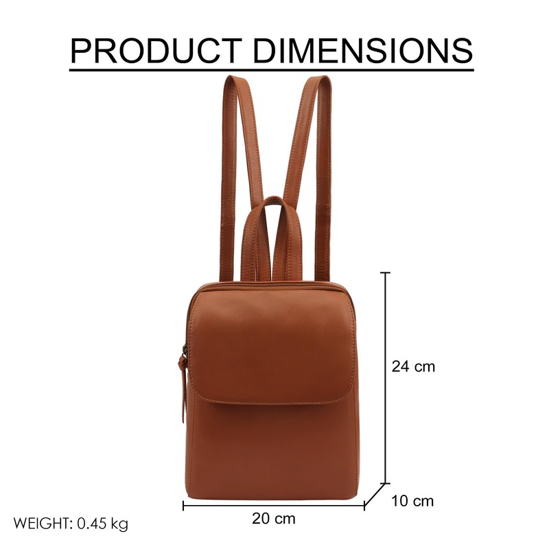 Lloyd Baker Backpack Farit: Sophisticated Small to Medium-Sized Versatility Leather
