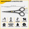 STONLI® 5" Beard and Moustache Scissors with Comb & Pouch