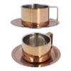Coffee Cup Simple Ingenious 304 Stainless Steel Coffee Cup Set